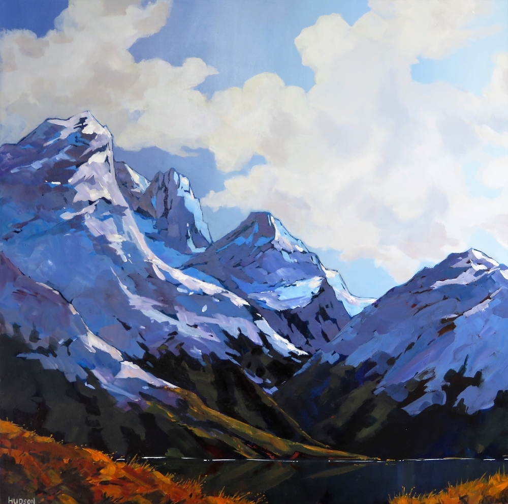 Phillipa Hudson - New Paintings - Rockies Peaks